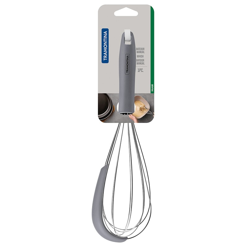 Tramontina Molde Stainless Steel Hand Whisk With Silicone Handle 25819/160