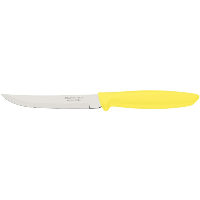 Tramontina 5 Inch Yellow Multipurpose Fruit And Vegetable Knife 23431/855