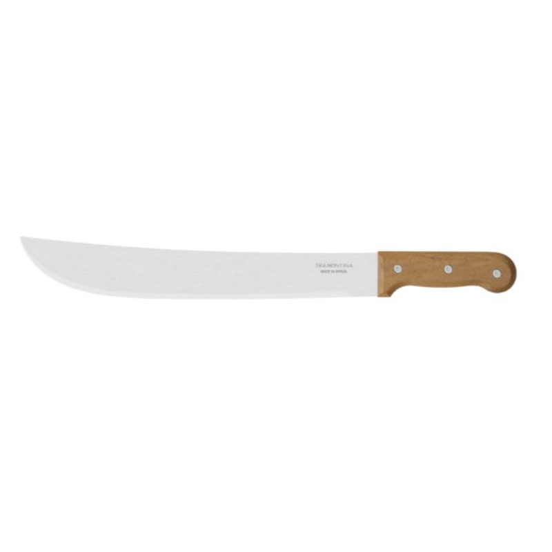 Tramontina 14-Inch Cleaver With Carbon Steel Blade And Wooden Handle 26620/014