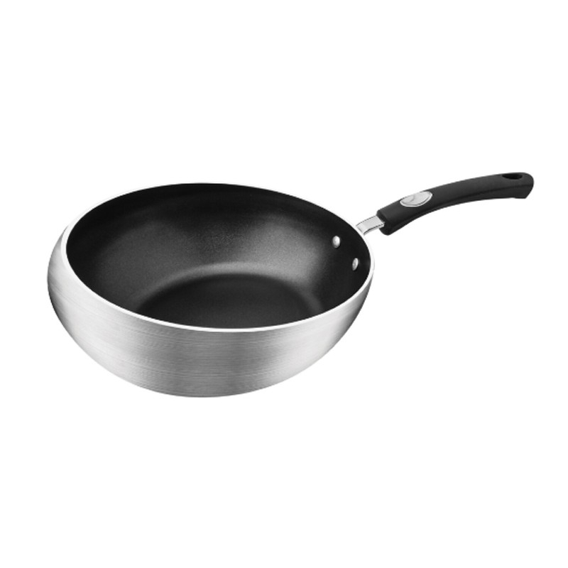 Tramontina Professional Aluminum Deep Frying Pan With Starflon Premium Non-Stick Interior Coating And Brushed Exterior Finish, 28 cm, 3.3 L 20883/028