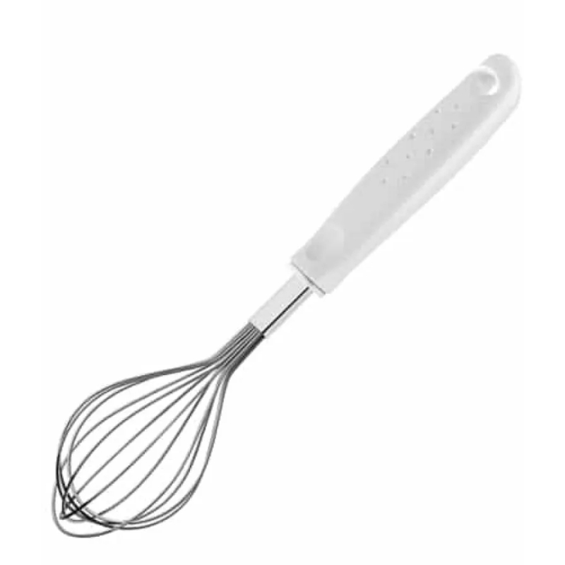 Tramontina Utilita Stainless Steel Hand Mixer With White Polypropylene Handle 25624/180