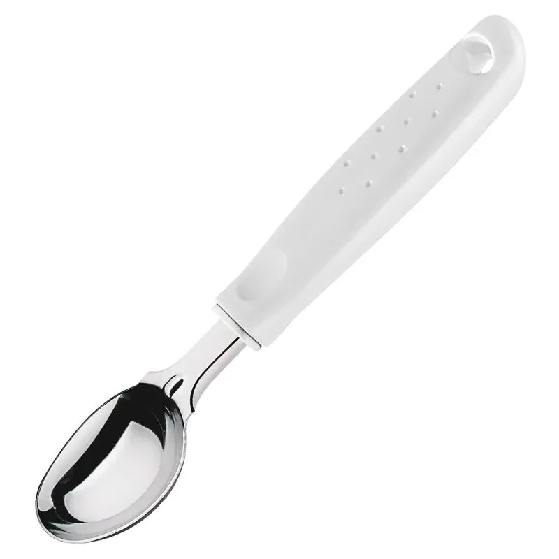 Tramontina Utilita Ice Cream Scoop With Stainless Steel Blade And White Polypropylene Handle 25607/180