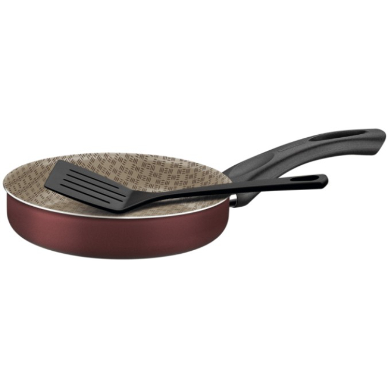 Tramontina Aluminum Pan Round 22cm Red Pattern 20145/722