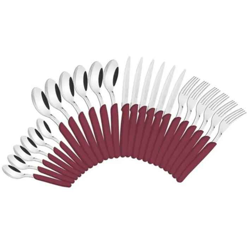 Tramontina Table Spoon Caramel 24Pcs Set Maroon 23499/027