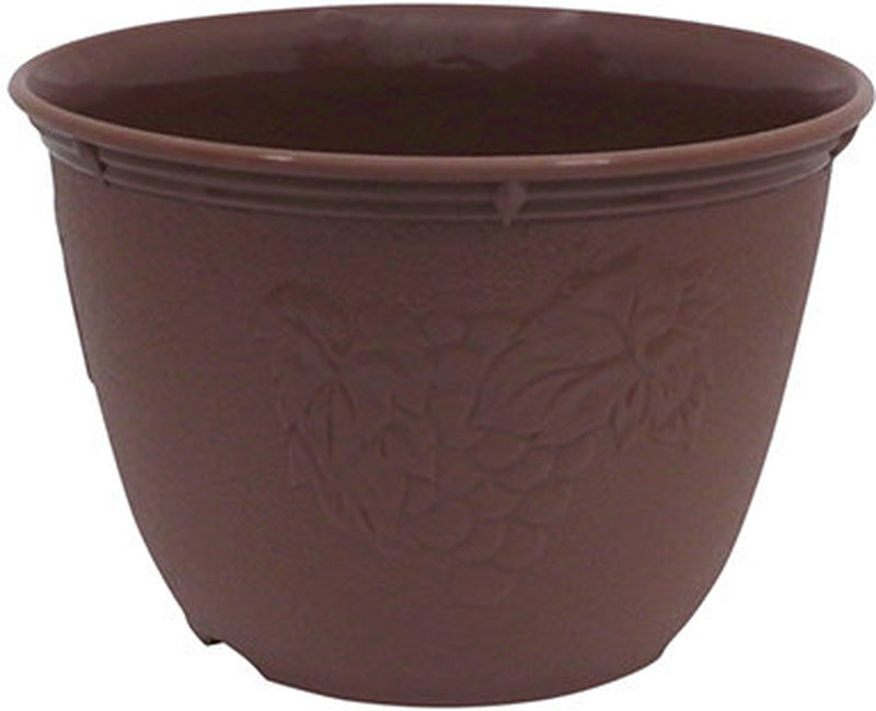 CanDo Viola Deco Plant Pots No. 5 Chocolate Brown Color, 16 X 11cm 4965534594721