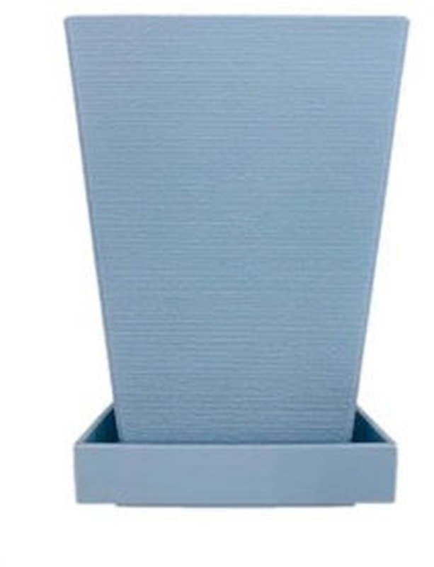 کاندو سندانة نبات صغير زاوية مع صحن، لون ابيض، 9.9 × 13.6 × 9.9 سم 4965534603744