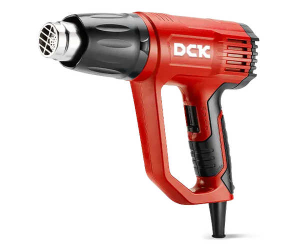 DCK Electric Heat Gun 2000W Three temperature settings 50 - 600°C Airflow 380L/min KQB04-2000