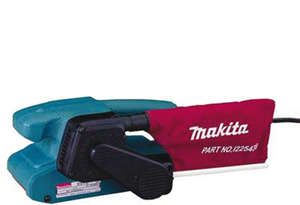 Makita Cordless Belt Sander Paper Roll 650W Speed 750 m/min Belt Length 76 × 457 mm 9910