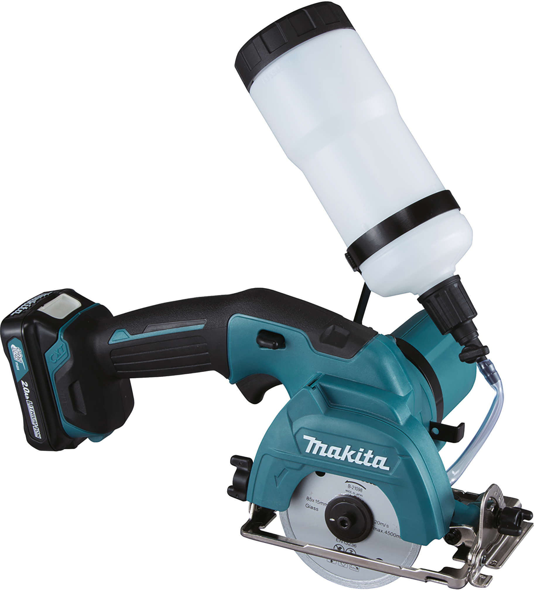 Makita Cordless Tile Cutter 85mm 12V Cxt Lithium Ion Battery Weight 1.9 Kg 1600 Rpm Without Battery CC301DWAE
