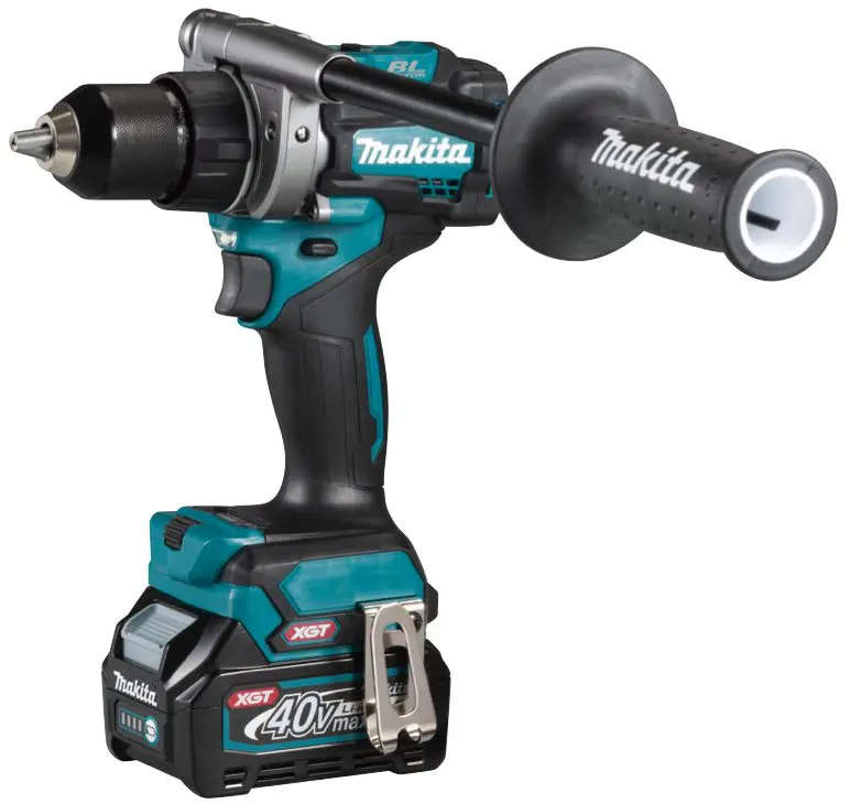 Makita Cordless Compact Drill 13mm 40V Brushless Includes Two Batteries 4.0Ah 140 Nm 1300 Rpm DF001GM201