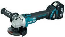 Makita Cordless Angle Grinder 18v Brushless 115mm 8500rpm Includes Two 3.0Ah Batteries And Charger DGA455RFJ