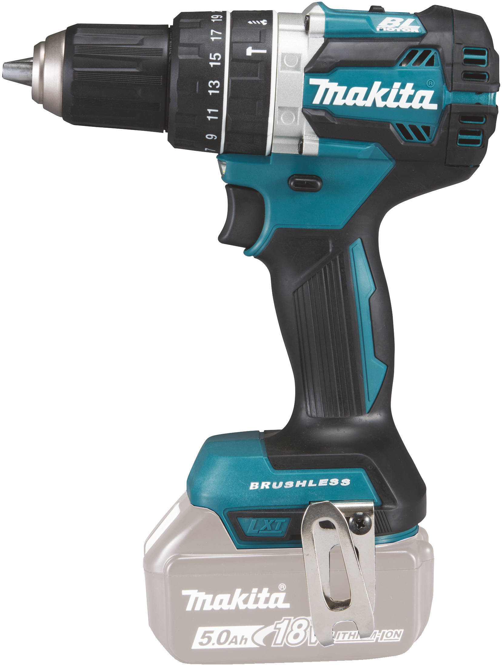 Makita Cordless Compact Drill 18v Brushless 13mm 54Nm 2000rpm DHP484Z