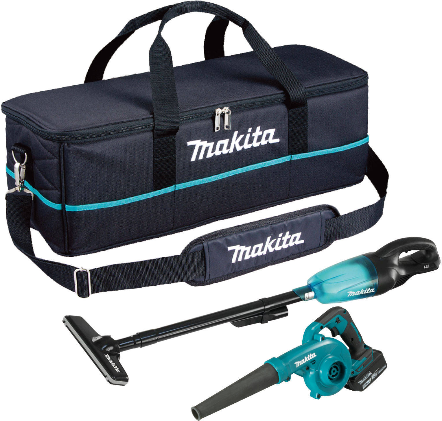 Makita Cordless Combo Kit 18v Brushless Air Blower And Dry Vacuum 650ml DLX2466X