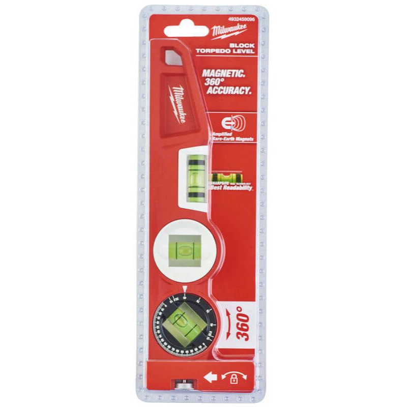 milwaukee spirit level red 25 cm 4932459096