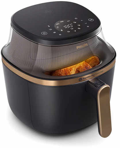Philips Electric Air Fryer 1400W, 4.2L Capacity, 16 Cooking Modes, Digital Display 200°C NA322-09