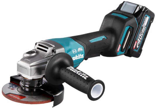 Makita Cordless Angle Grinder 40V Brushless, 115Mm, 8500 Rpm, Includes Two 4.0Ah Batteries Ga012Gm202