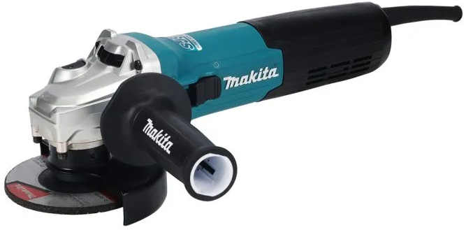 Makita Angle Grinder 1900W, 115Mm, 11500 Rpm, Tool-Free Disc Guard Change, Sjs Ii Anti-Vibration System Ga4592X01
