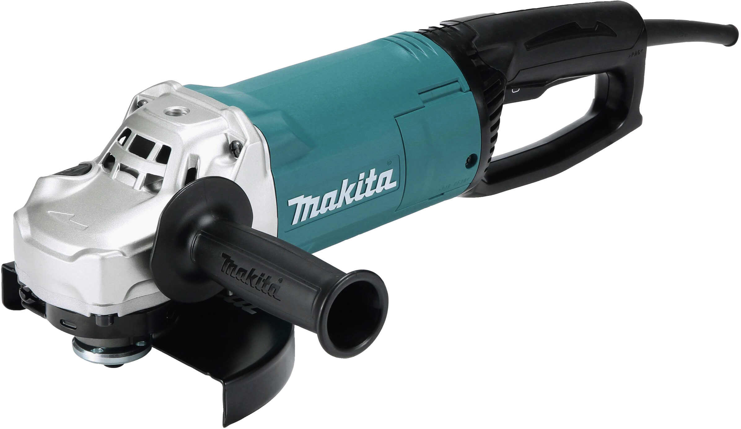 Makita Angle Grinder 2200W, 180Mm, 8500 Rpm, Tool-Free Disc Guard Change, Anti-Restart Function, Electronic Brake Ga7062