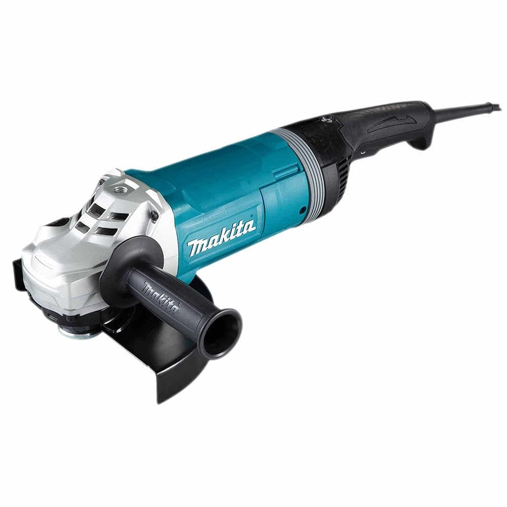 Makita Electric Angle Grinder 2700W, 230Mm, Tool-Free Disc Guard Change, Anti-Restart Function Ga9080X1
