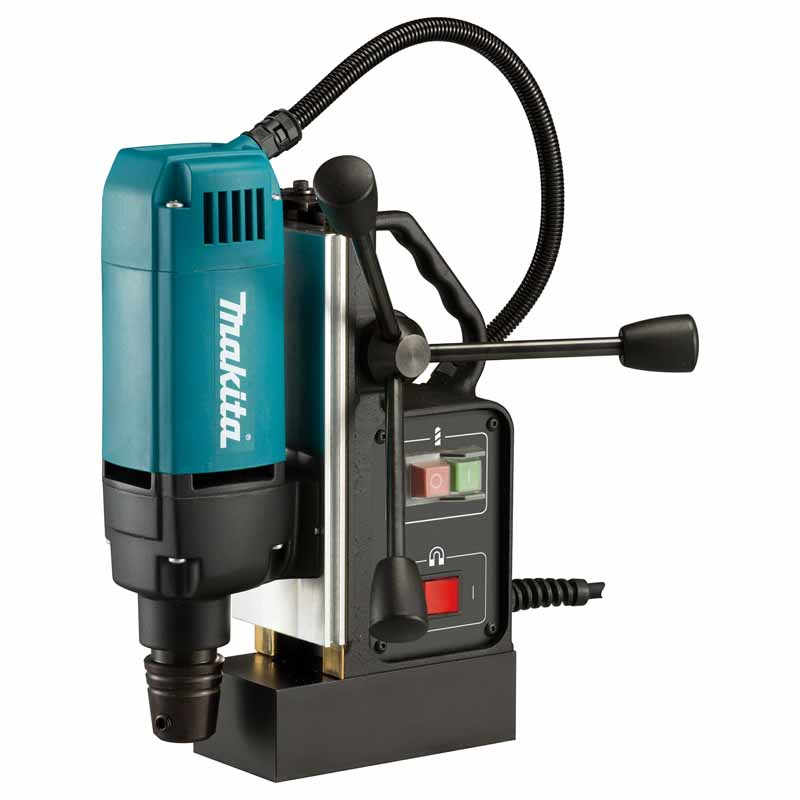 Makita Electric Magnetic Drill Press 1050W, 13Mm Chuck, 850 Rpm, 8000N Thrust Hb350