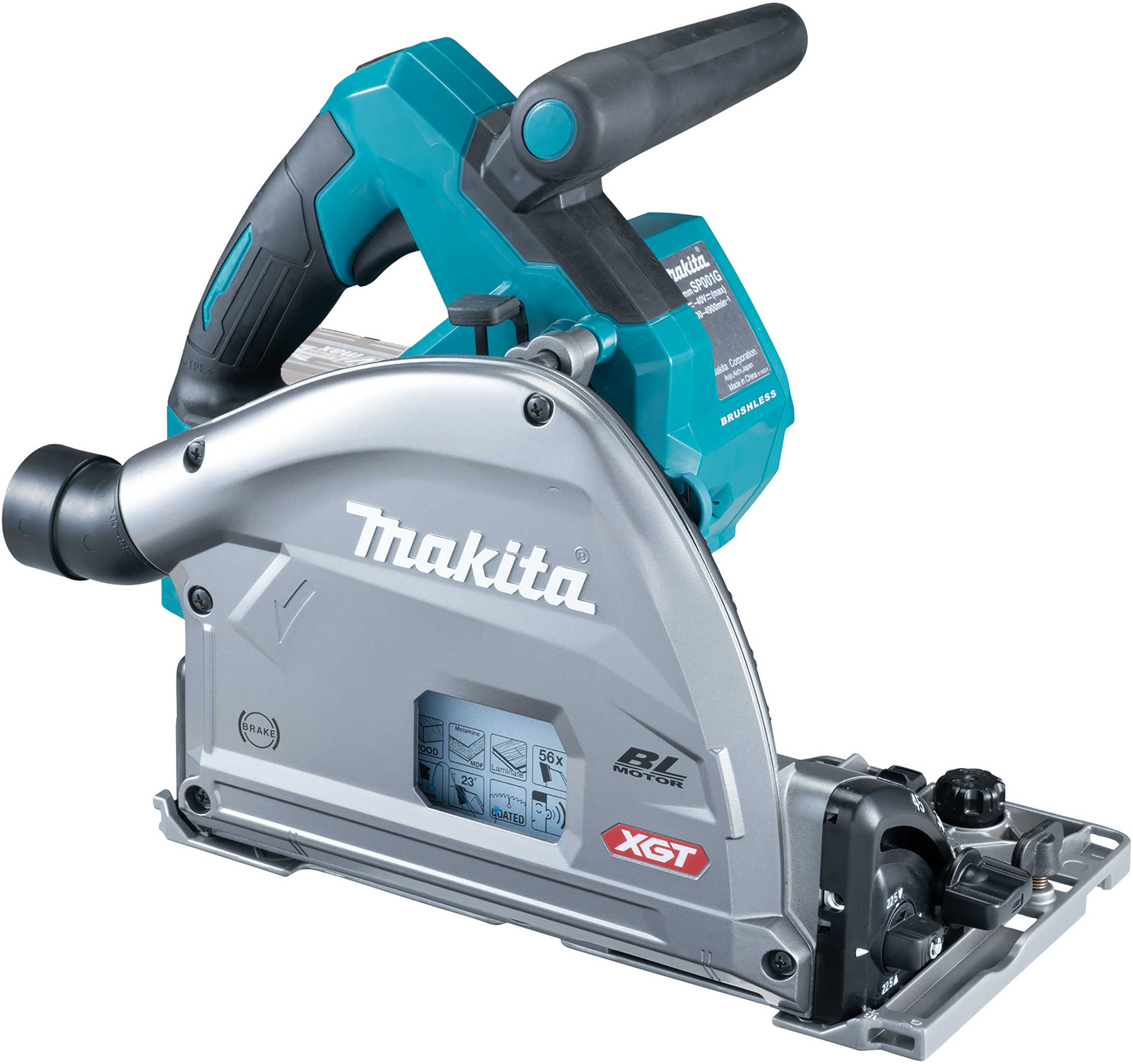 Makita Cordless Circular Bench Saw 40V Brushless, 165Mm Disc, 4900 Rpm, Without Battery Sp001Gz02