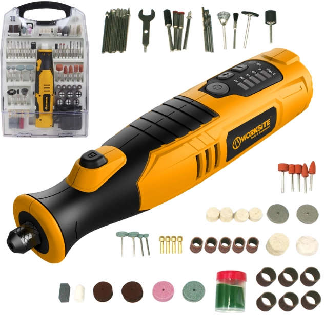 Worksite Rotary Tool Kit 8V 110 Pc Crt324-110