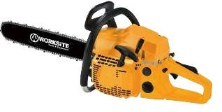 Worksite Gasoline Chain Saw 52Cc 550Mm 3200 Rpm Gcs122