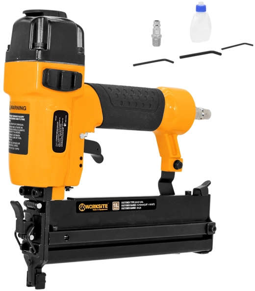 Worksite Combo Air Brad Nailer 2 In 1 Brad Nails 16-50Mm 100Pcs 7.58 Bar Pnt387