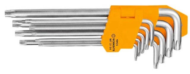 Worksite Star Wrench Set 9Pcs 1-10Mm Wt2154