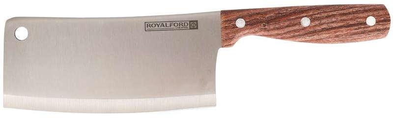 رويال فورد ساطور مطبخ 6 انش بشفرة من الستانلس ستيل، مقبض خشبي RF9664