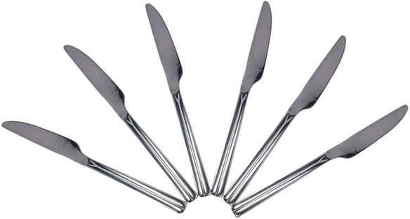 DELCASA Table Knife 6 Pcs Silver DC1947
