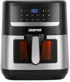GEEPAS Air Fryer 2150W, 9.5L Capacity, 9 Oil-Free Cooking Programs, Temperature Range 50–200°C, Dual Heater GAF37544
