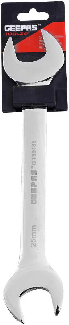 GEEPAS Open-End Wrench 25×28mm, Chrome Vanadium Steel Cr-V GT59188