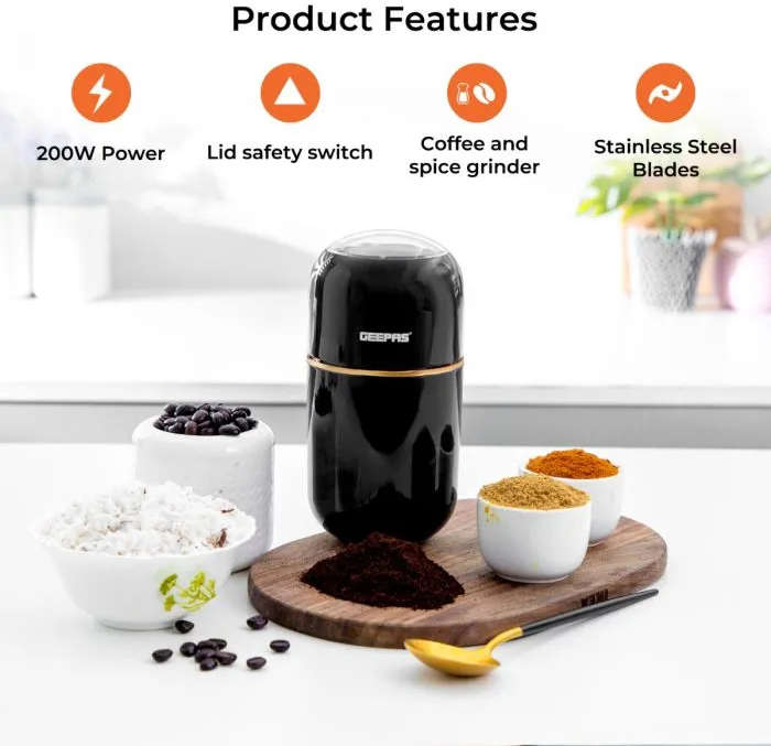 GEEPAS Coffee Grinder 200W GCG41023