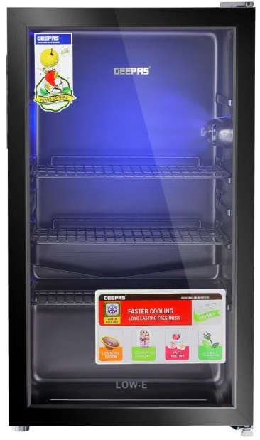 جيباس ثلاجة عرض سعة 1000 واط 120 لتر GSC1223
