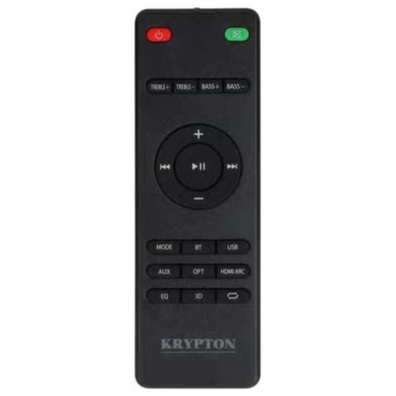 Krypton Portable Soundbar System Connectivity Options Including HDMI, USB, MP3, AUX, And Bluetooth 5.3 KNMS5482