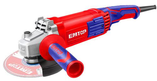 EMTOP Electric Angle Grinder 1500W 125mm 1100 RPM EAGRS11053