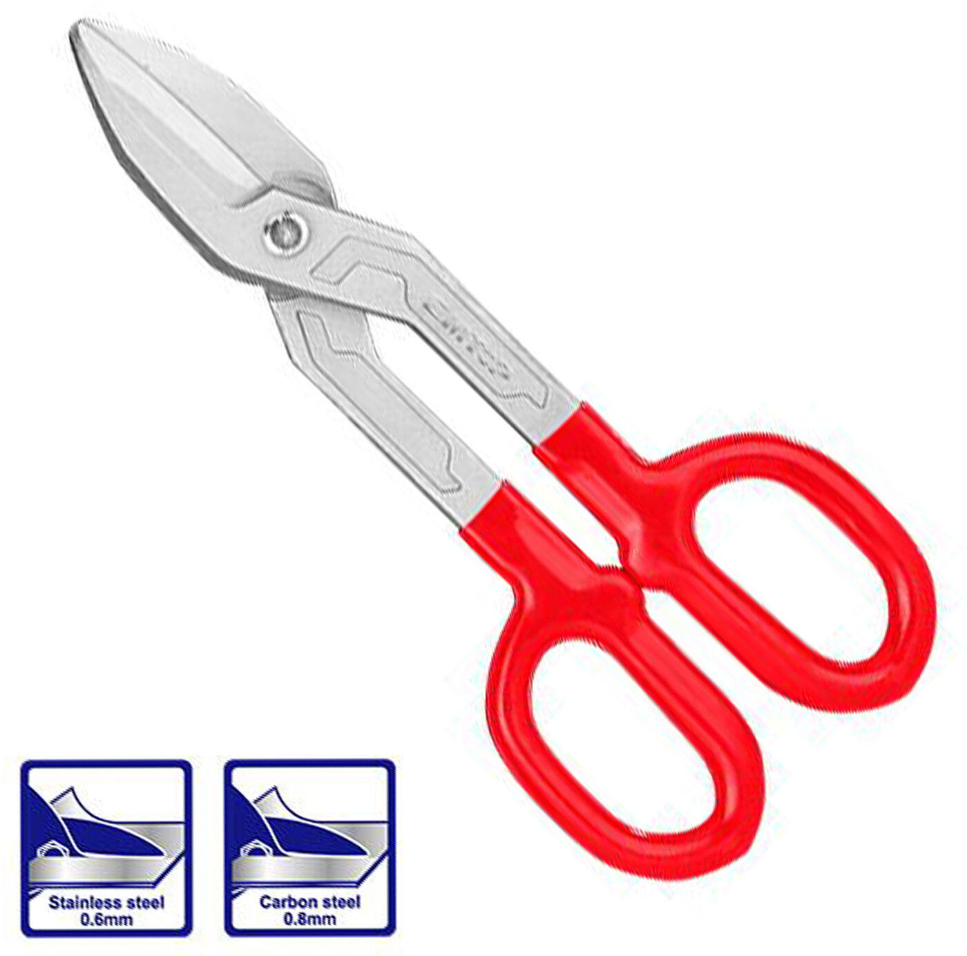 EMTOP Manual Sheet Metal Shear 300mm Max Cutting Capacity in Stainless Steel 0.6mm EASPT1221