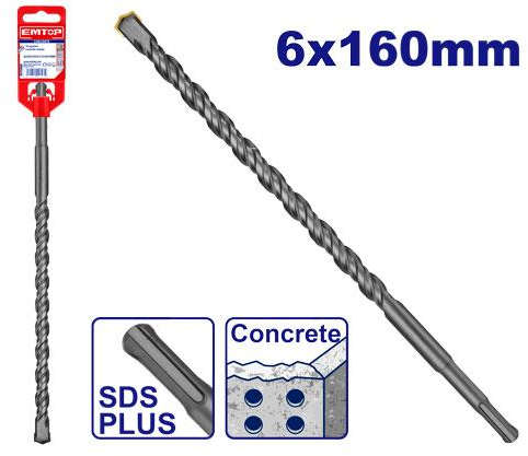 EMTOP SDS plus hammer drill 6 × 160mm EHDR10602