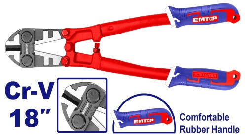 EMTOP Bolt Cutter 460mm Chrome Vanadium Steel EBCR1801