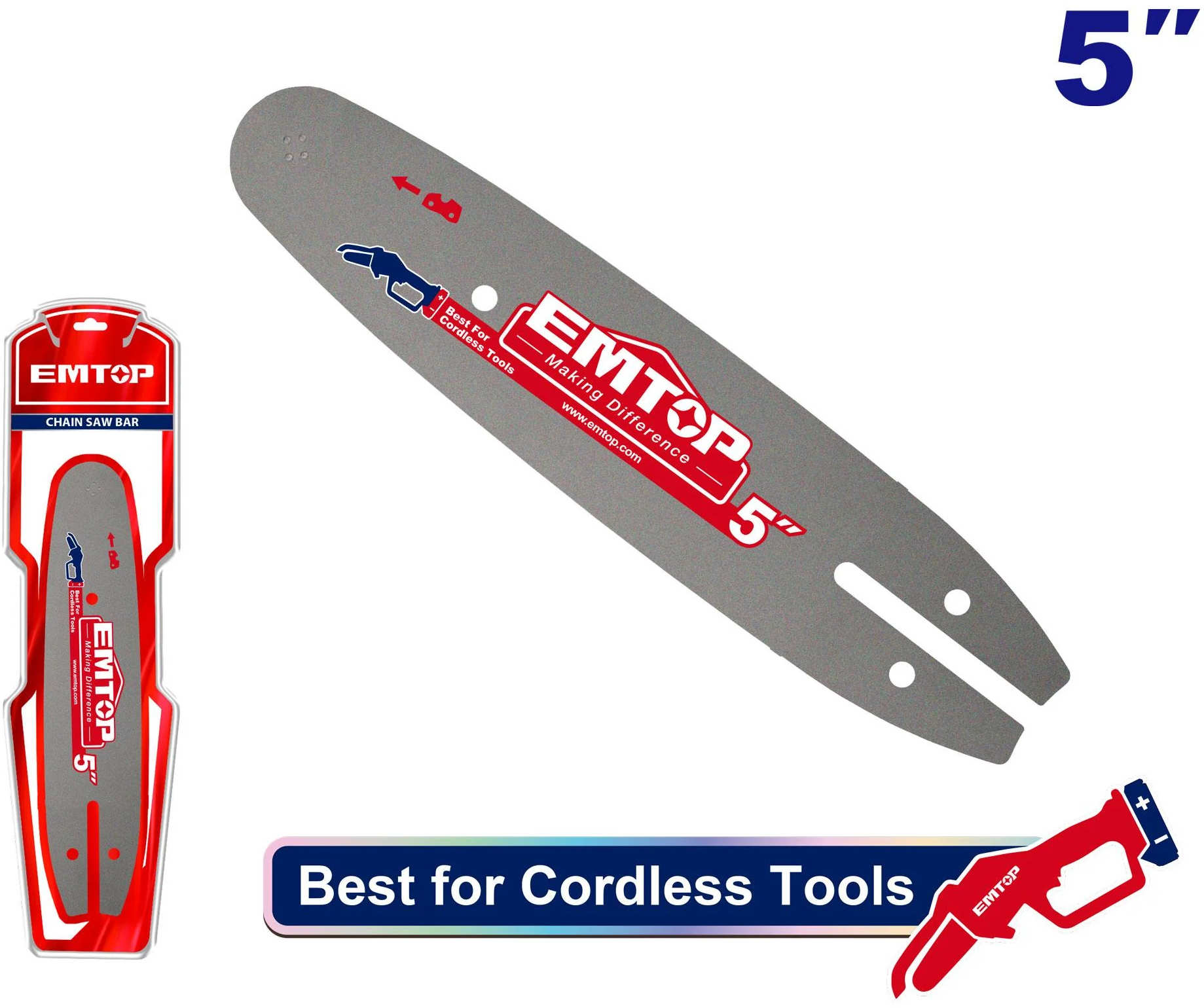 EMTOP Wood Cutting Chainsaw Chain 8 Inch ECSB6081