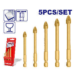 EMTOP Glass And Ceramic Drill Bit Set 4–10mm EGDB10051