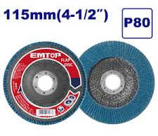 EMTOP Flap Disc 115×22mm, P80 Grit EFDS1155