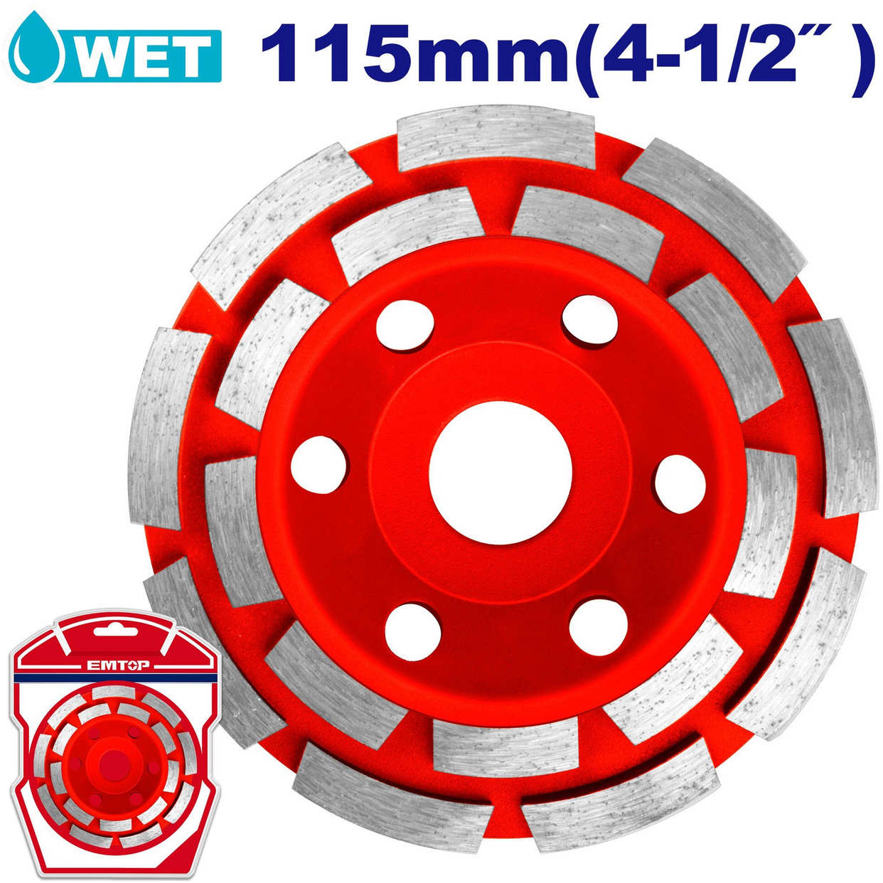 EMTOP Concrete Polishing Disc 115mm EDGH021151