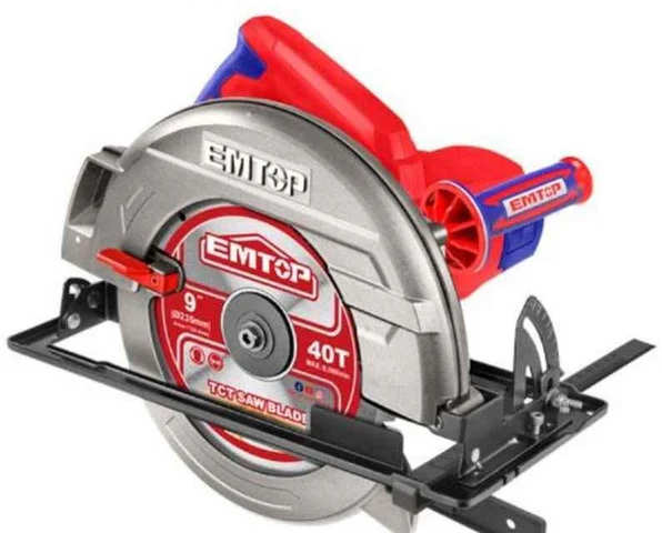 EMTOP Electric Table Circular Saw 2200W 4300 RPM Disc Diameter 235mm ECSW2351