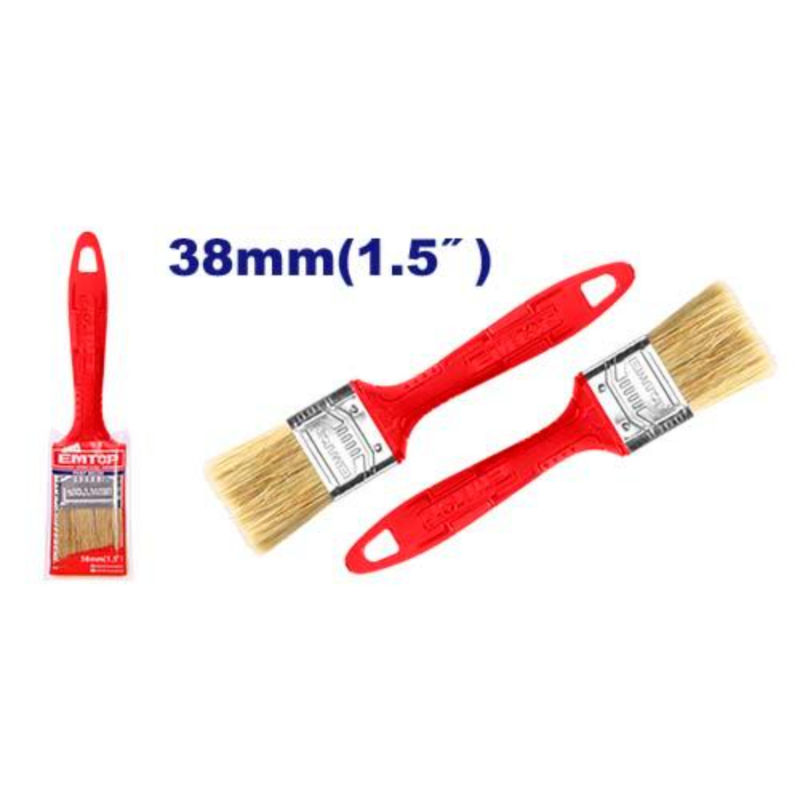 Emtop Paint Brush Width 1.5Inches, Thickness 10Mm, Bristle Length 40Mm EPBH15702