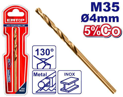 EMTOP Metal Bits 4mm ETDB130401