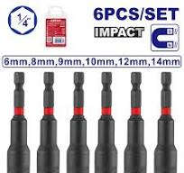EMTOP Socket Set of 6Pcs 6-14mm EMNS65061