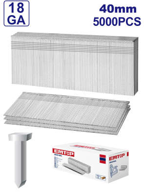 EMTOP Nails 40mm 5000Pcs ENAL18401