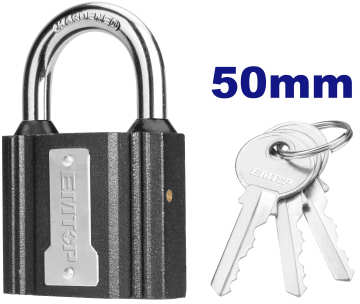 EMTOP Iron Padlock 50mm 3 Keys EPDKR5001